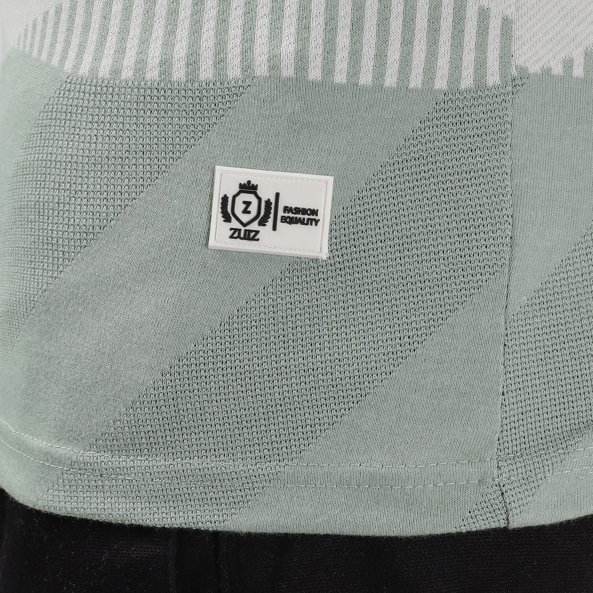 Trendy Half Sleeve Striped Stretchable T-shirt